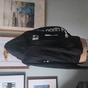 Men's large North Face black zip-up hoodie